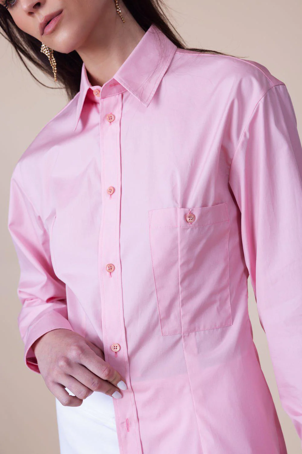 Long Sleeve Button Shirt - Image 3