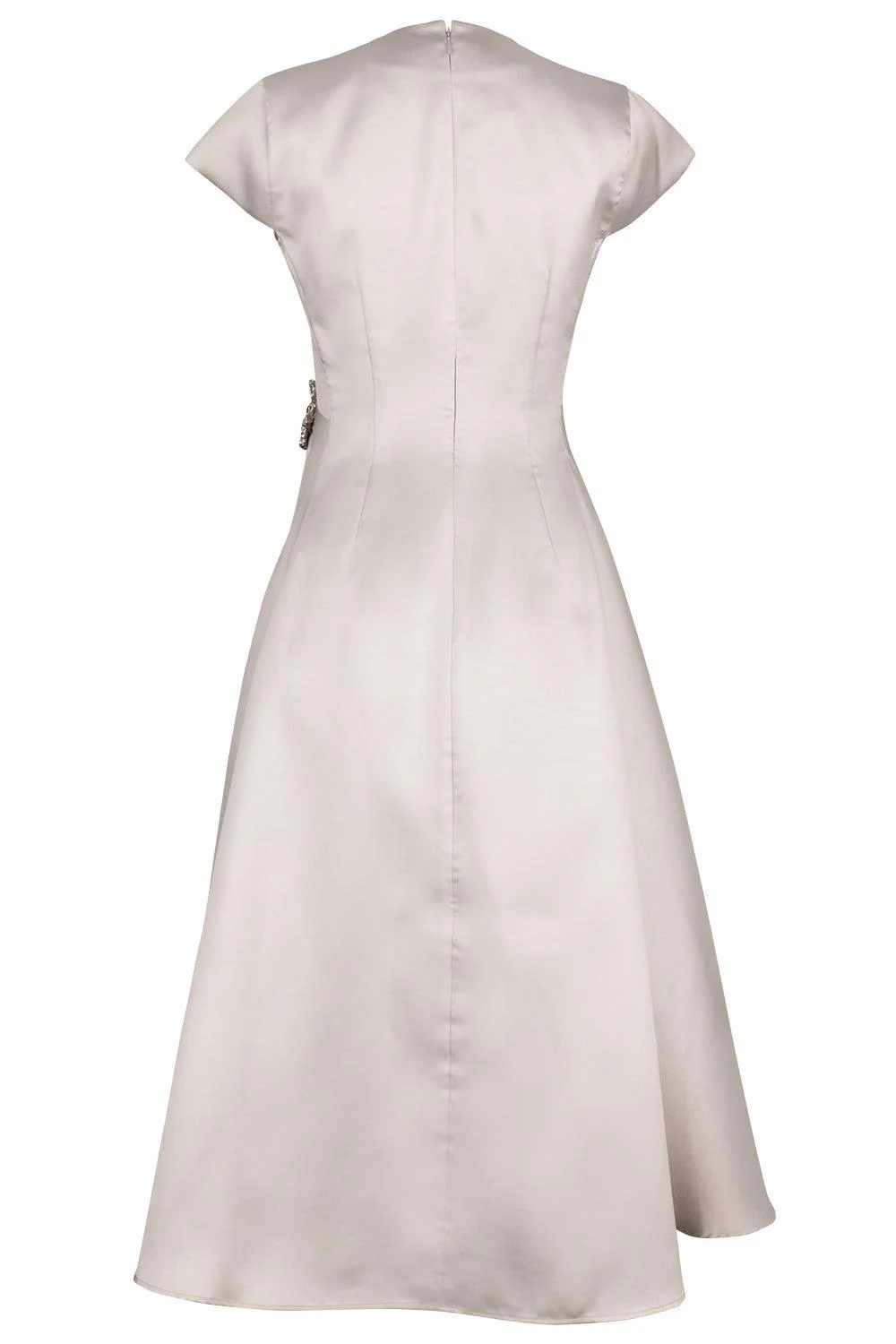 Cap Sleeve Midi Embellished Dress - Image 2