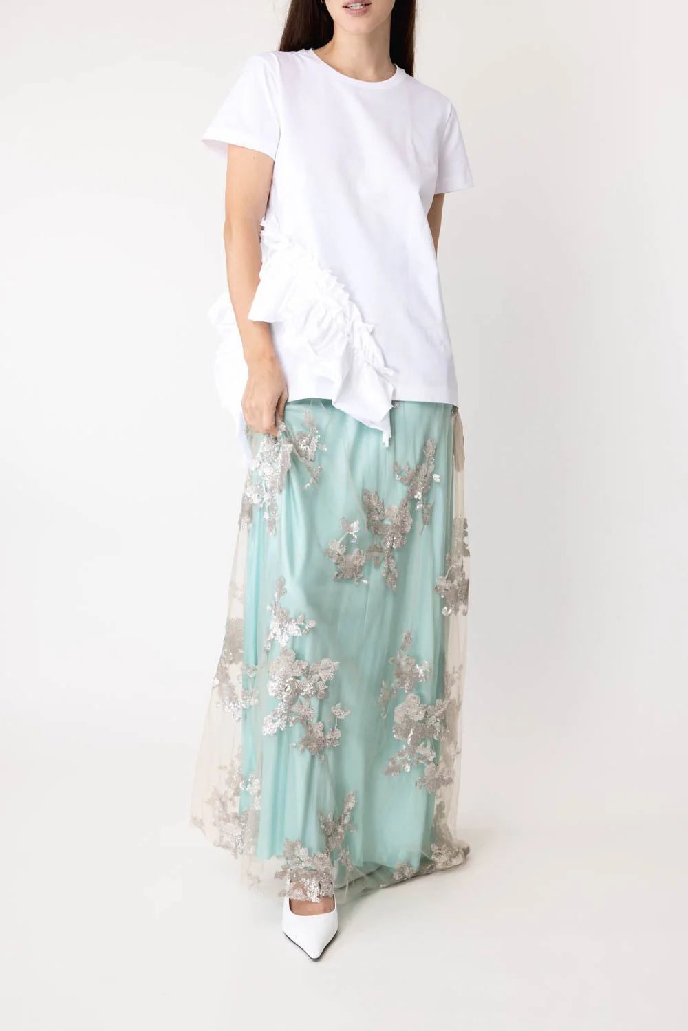 Embellished Long Skirt - Image 2