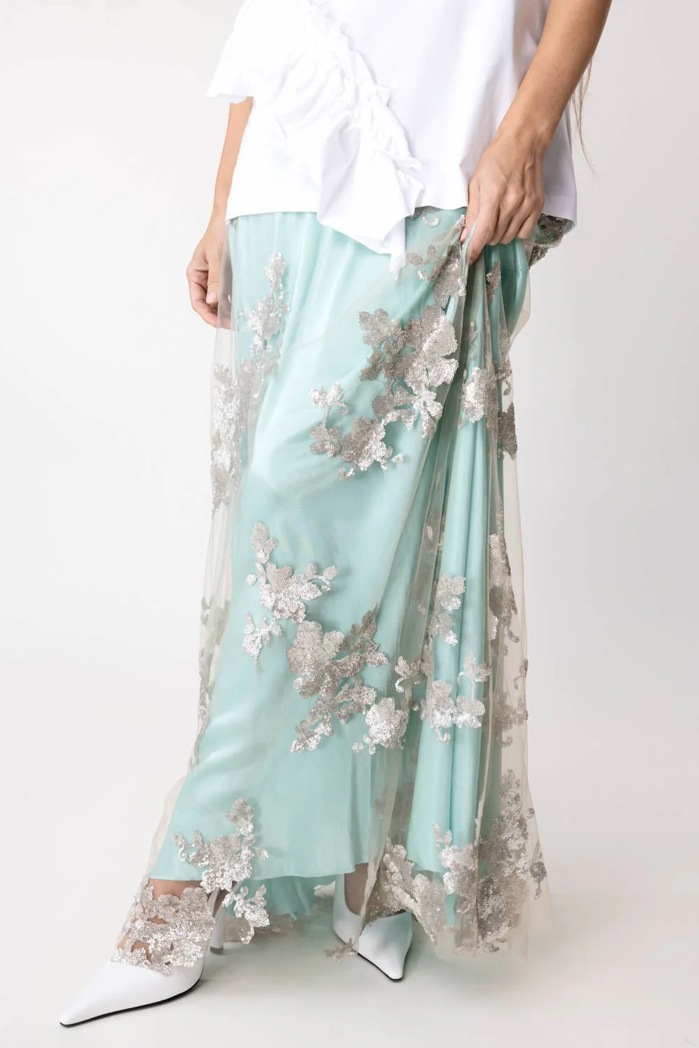 Embellished Long Skirt - Image 3