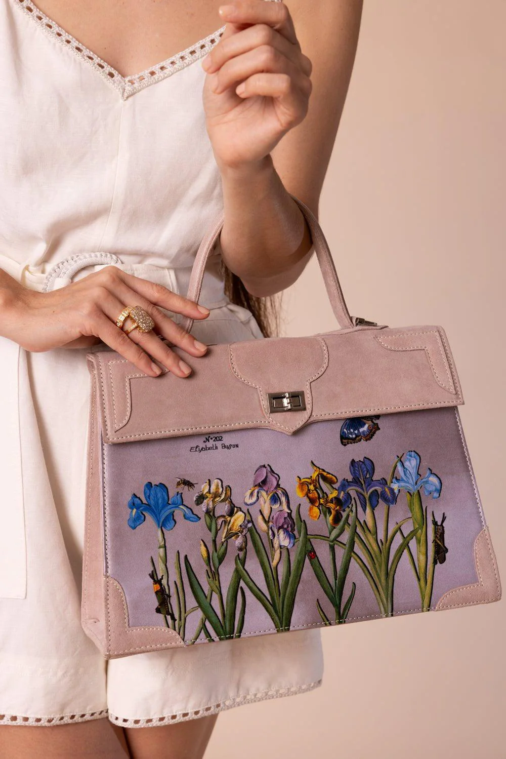 Les Iris Top Handle Bag - Image 2