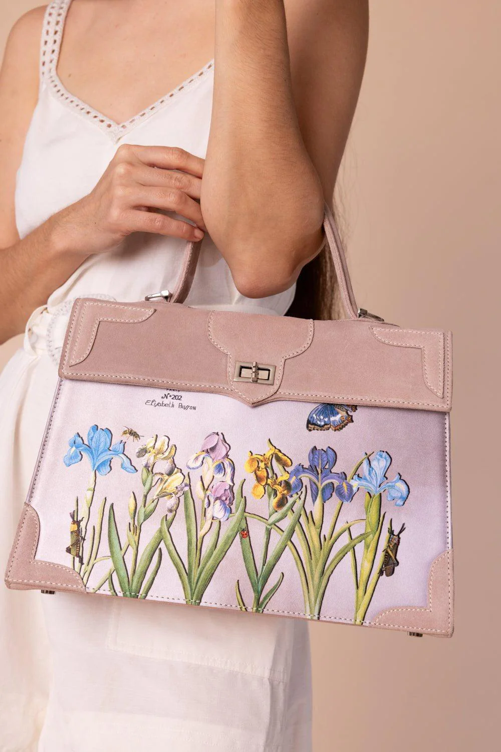 Les Iris Top Handle Bag - Image 3