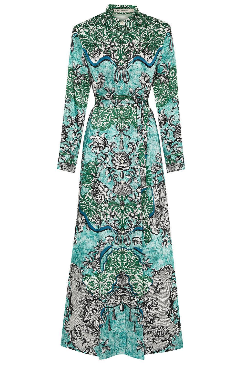 Torino Dress - Rocaille Lace Cyan
