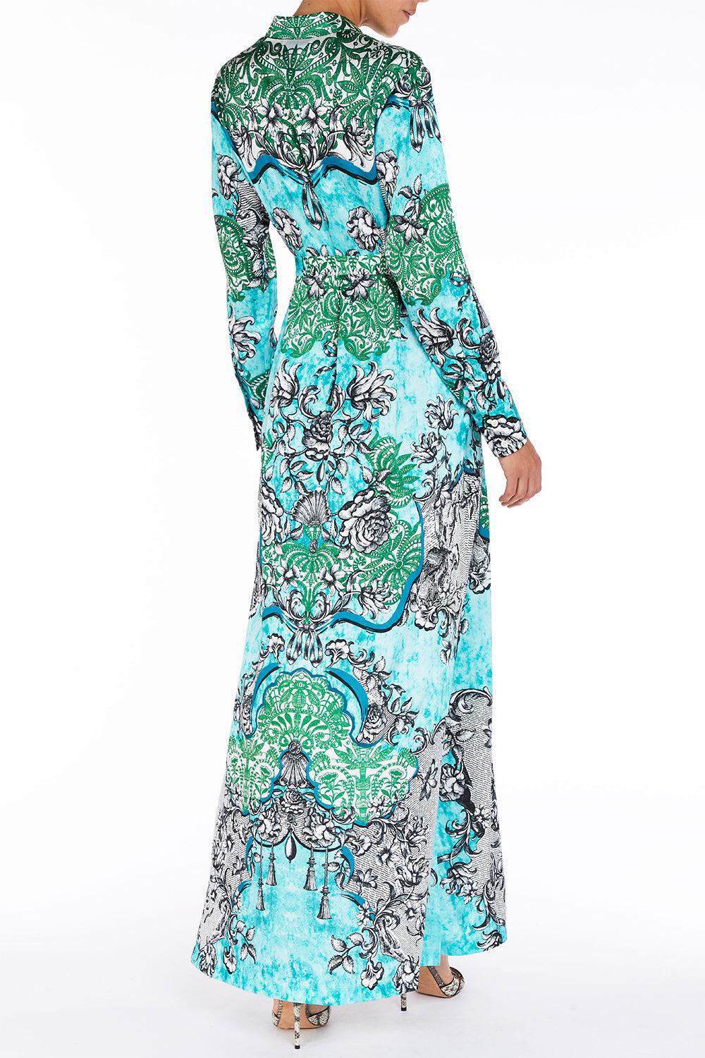 Torino Dress - Rocaille Lace Cyan - Image 3