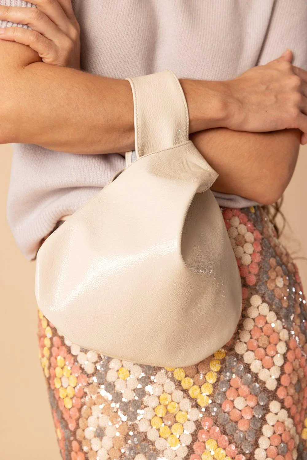 Nexus Clutch - Off White Mocha - Image 4