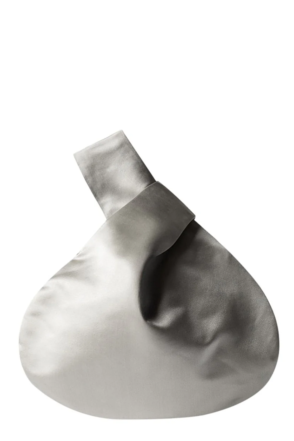 Nexus Satin Clutch - Silver