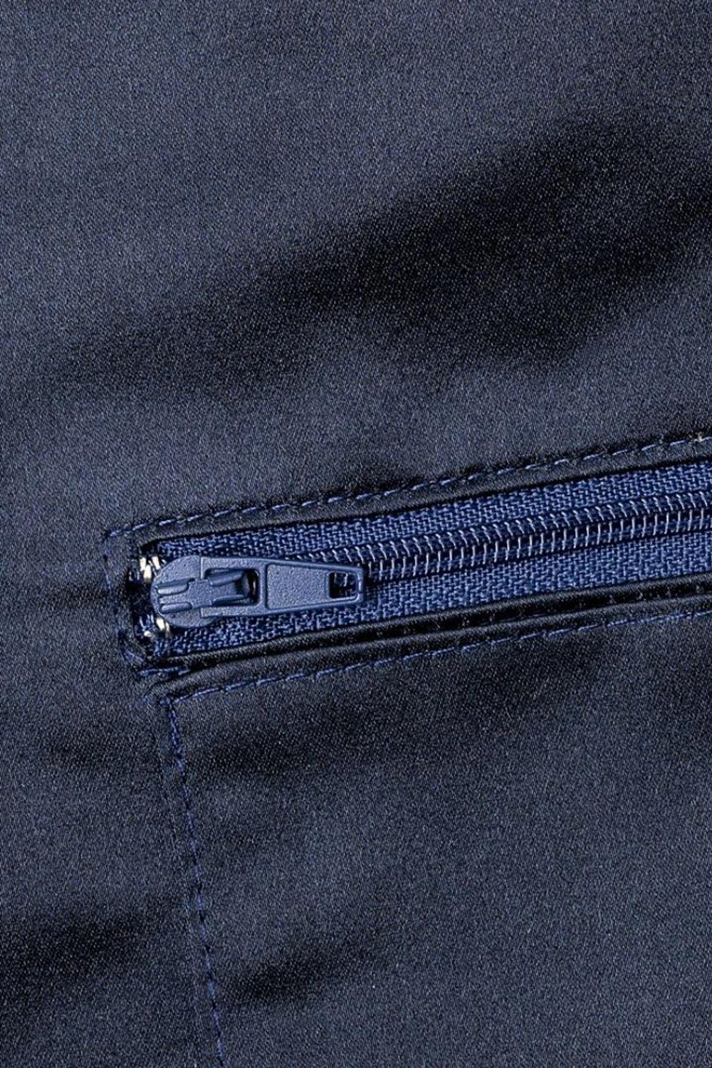 Nexus Satin Clutch - Navy - Image 6