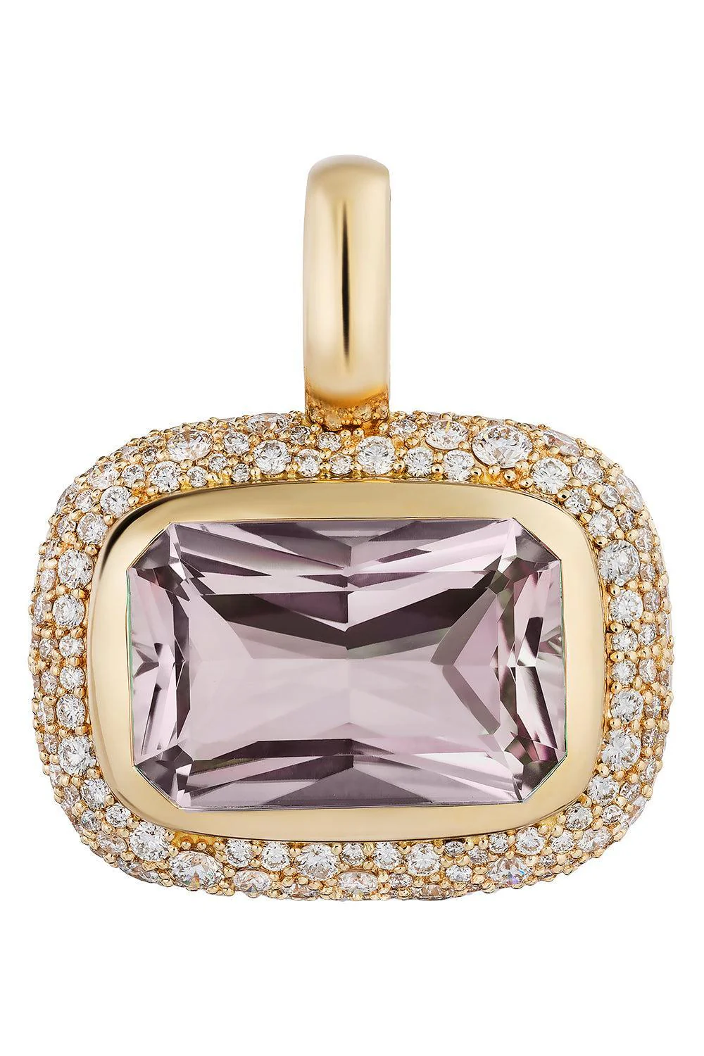 Amethyst Jumbo Floret East West Pendant
