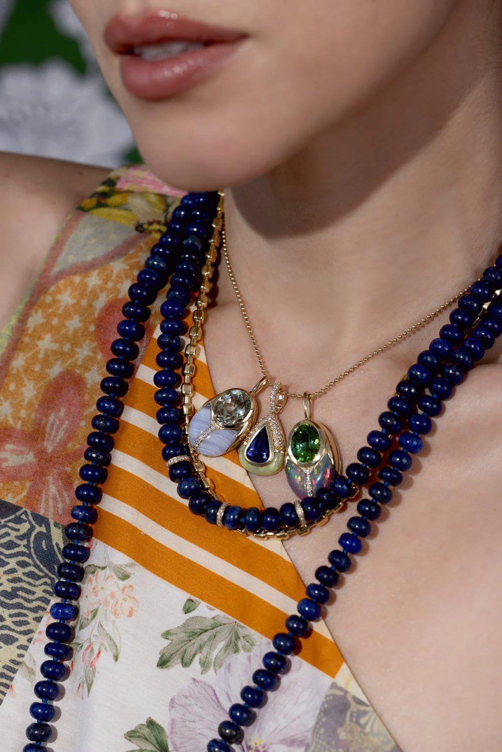 Big Love Bug Prasolite Pendant - Image 3