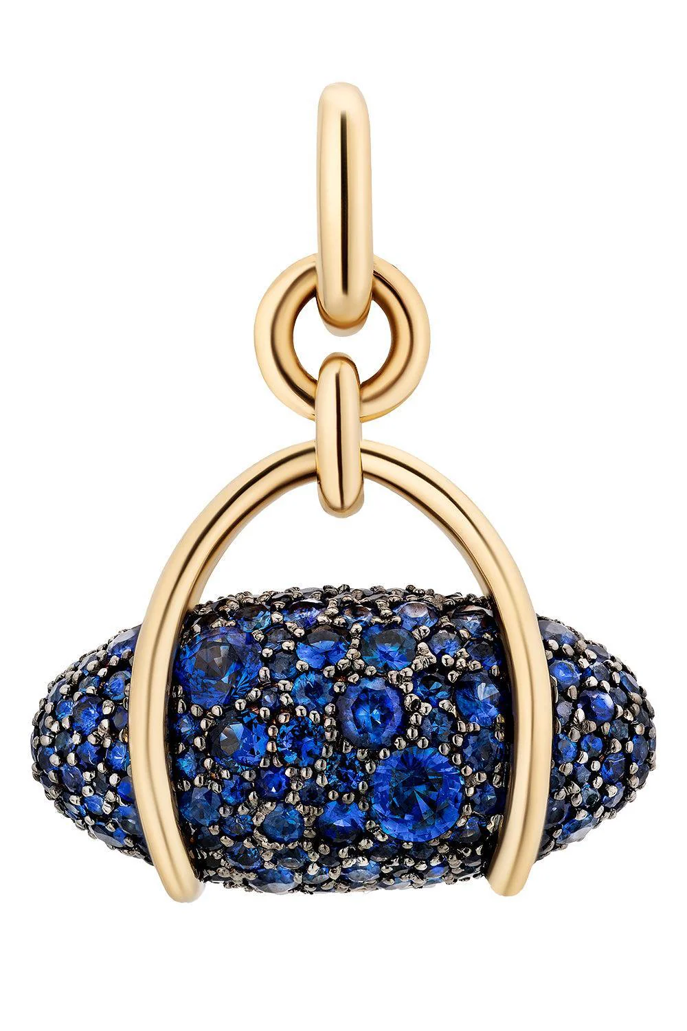 Blue Sapphire Large Vice Pendant