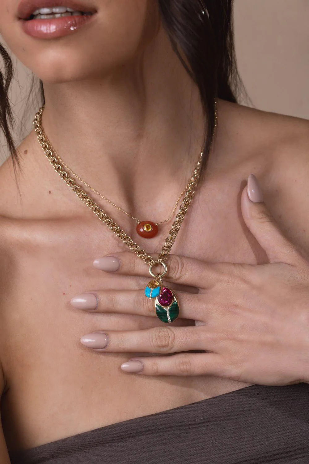 Carnelian Milestone Necklace - Image 6