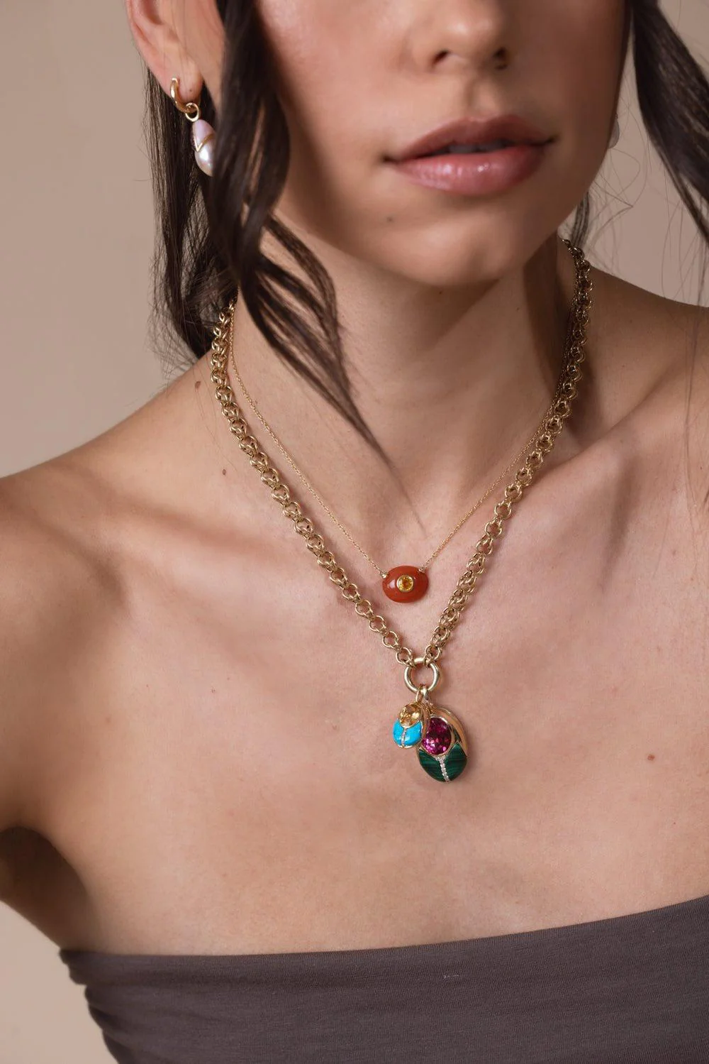 Citrine Love Bug Pendant - Image 3