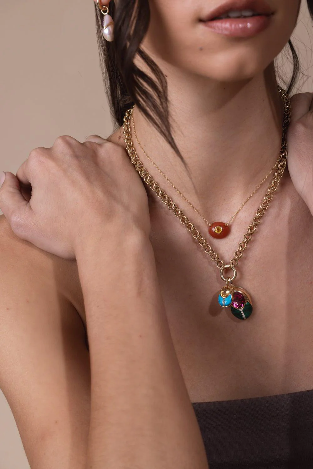 Citrine Love Bug Pendant - Image 4