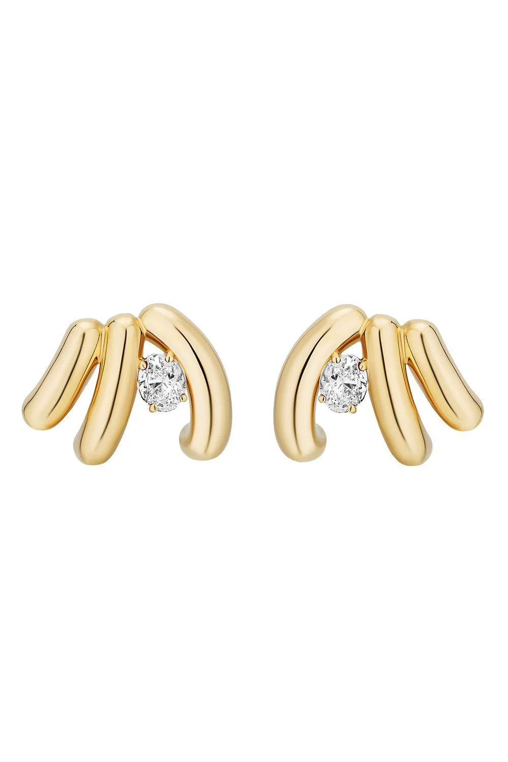 Diamond Siren Cove Climber Earrings
