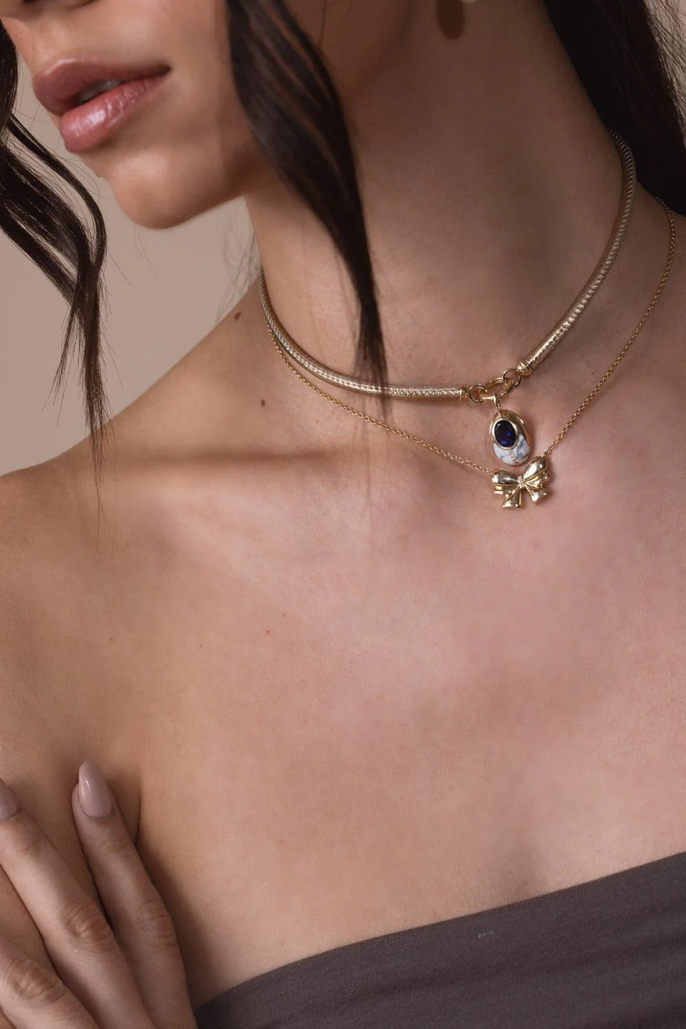 Iolite Love Bug Pendant - Image 5