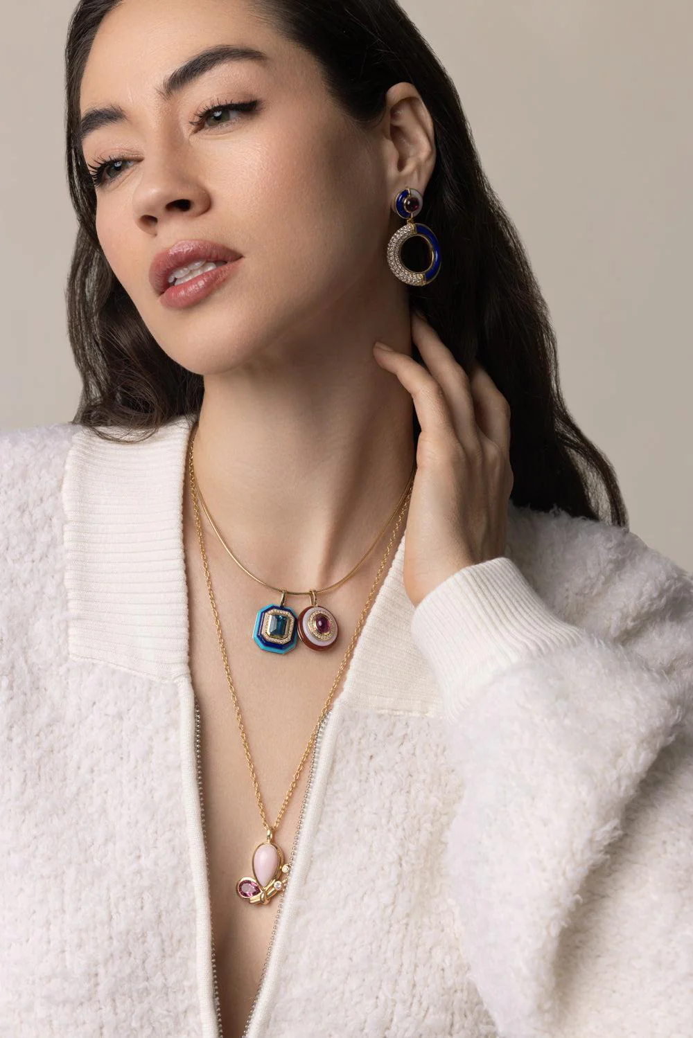 Lapis Layer Cake Pendant - Image 3