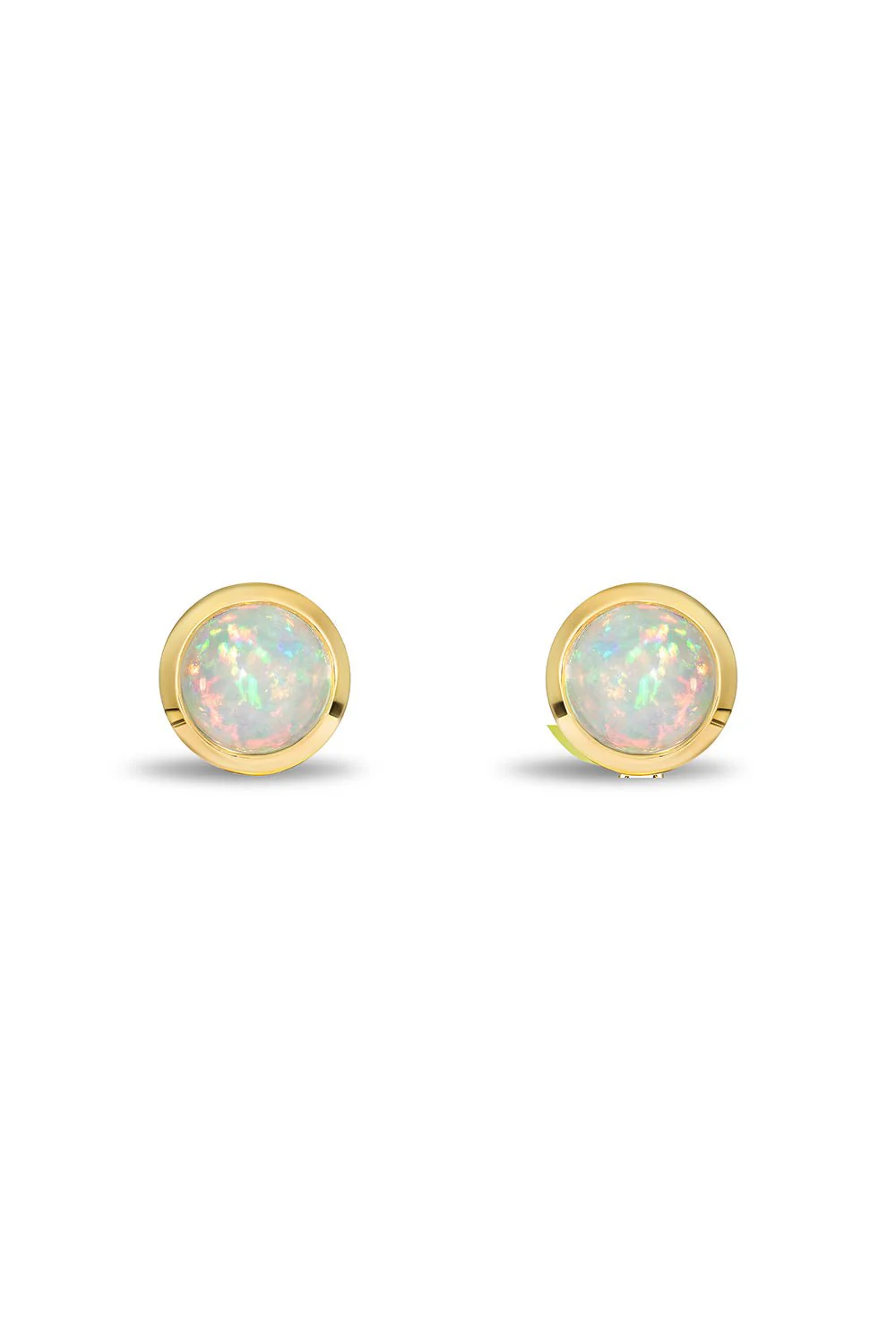Lime Opal Drip Drop Statement Earrings - Image 5