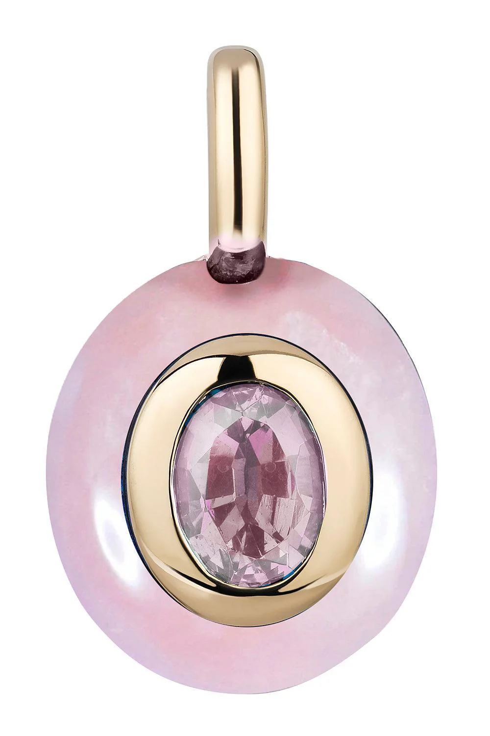 Pink Opal Medium Floret Pendant