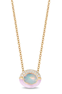 Pink Opal Sugar And Spice Necklace