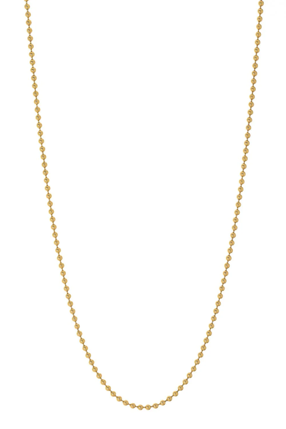 Solid Ball Chain Necklace