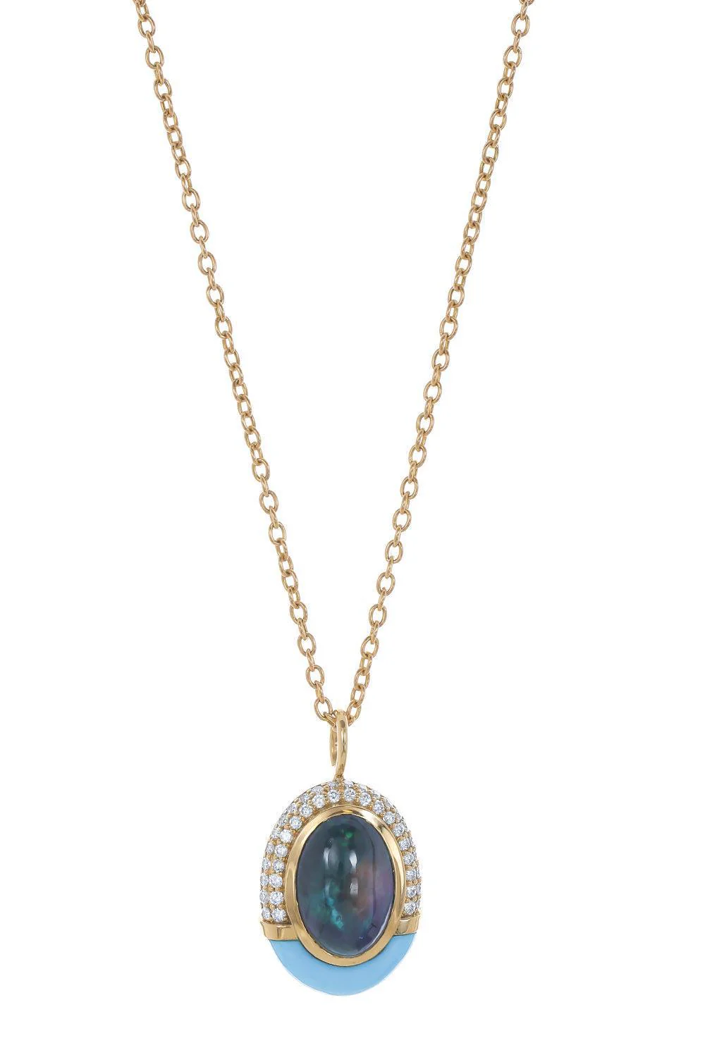Sugar and Spice Oval Necklace