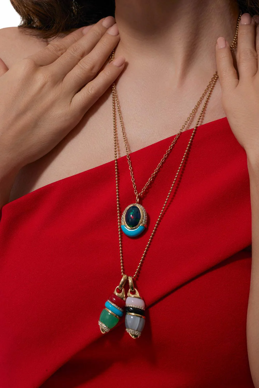 Sugar and Spice Oval Necklace - Image 2