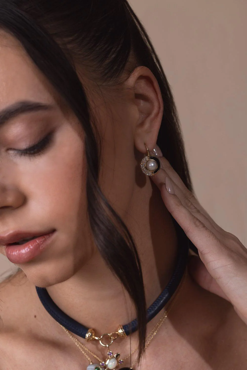 Sugar and Spice Pearl Drop Earrings - Image 2