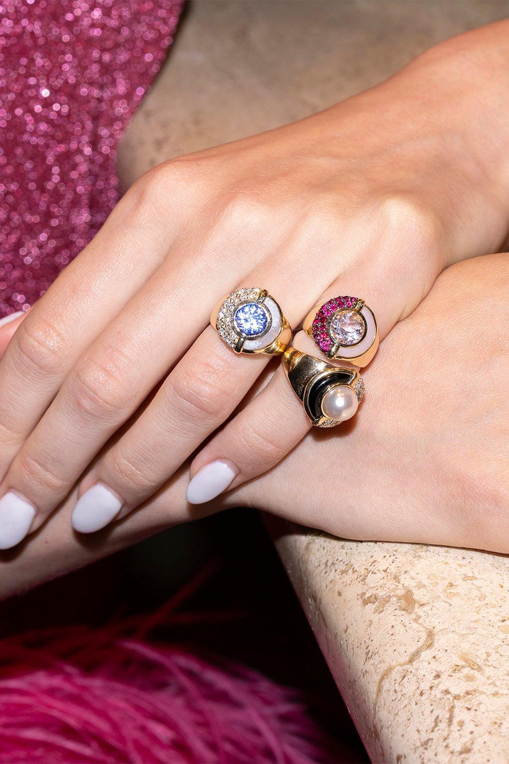 Sugar and Spice Tanzanite Ring - Image 2