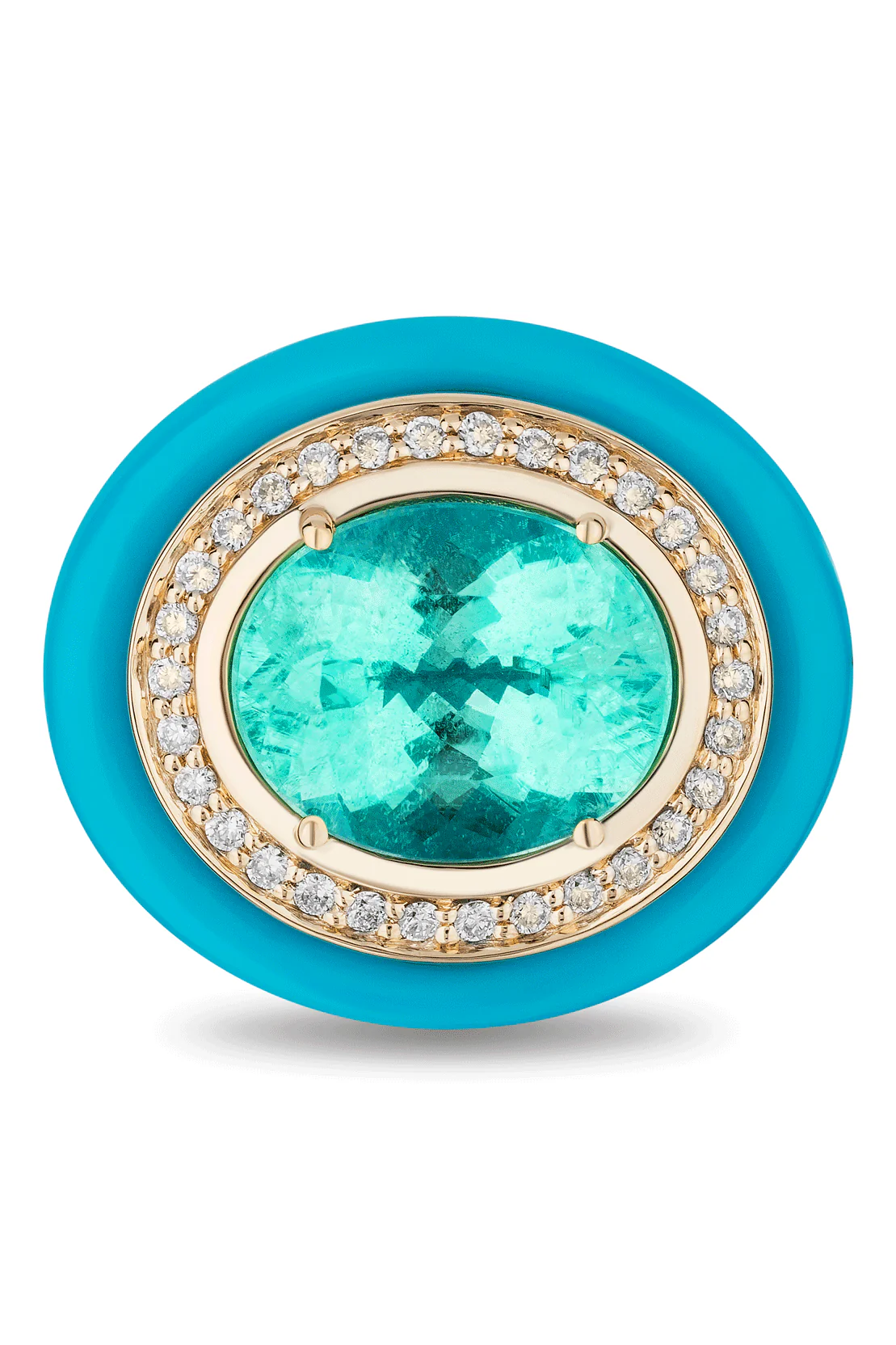 Tourmaline Cupcake Ring