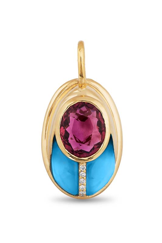 Tourmaline Love Bug Pendant