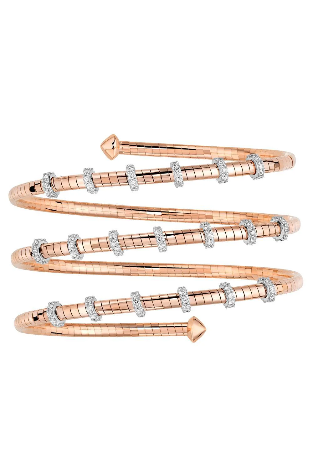 Rugiada 3 Wrap Diamond Bara Bracelet