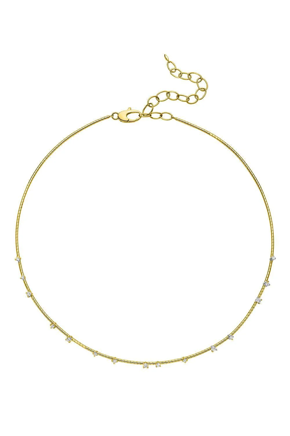Rugiada Diamond Collar Necklace - Image 7