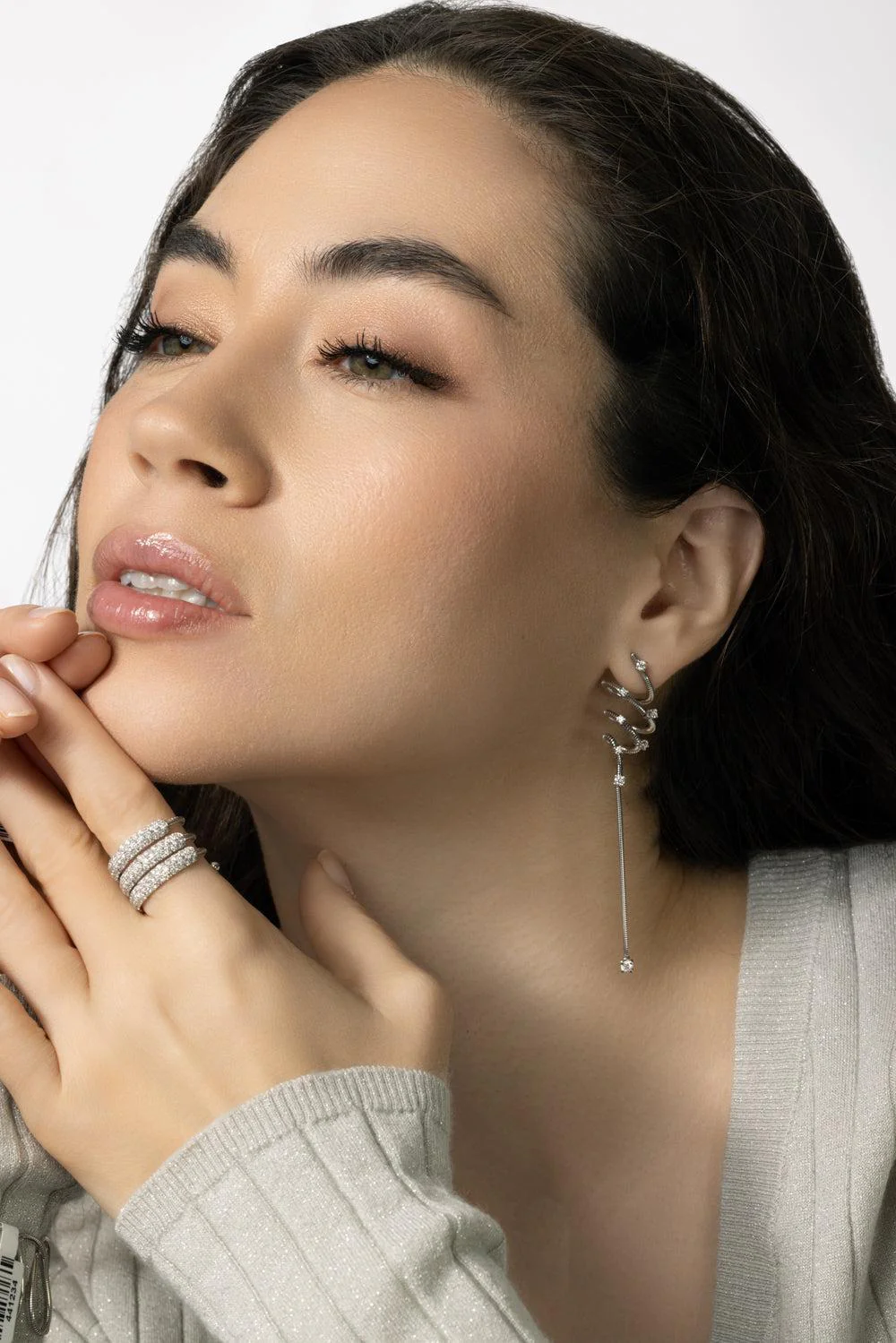 Rugiada Diamond Earrings - Image 8