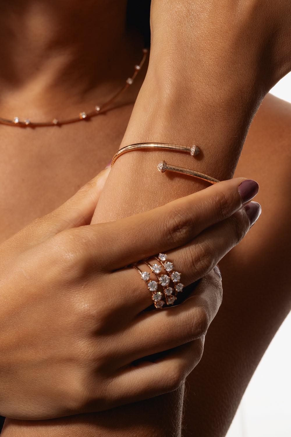 Rugiada Diamond Tip Bracelet - Image 4