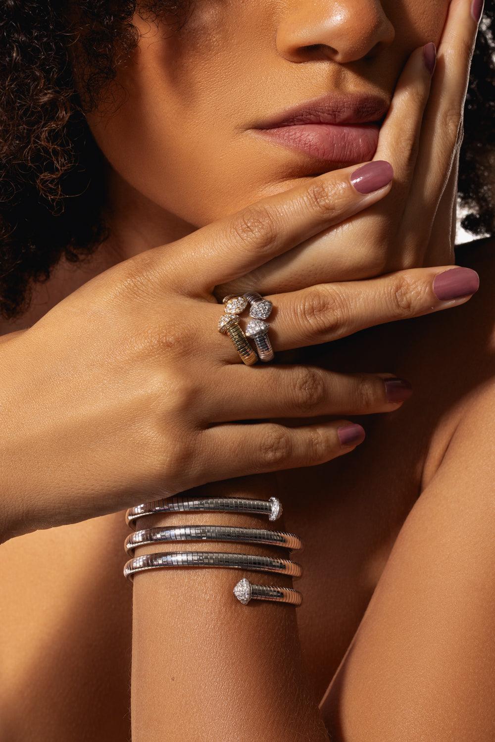 Rugiada Diamond Tip Ring - Image 5