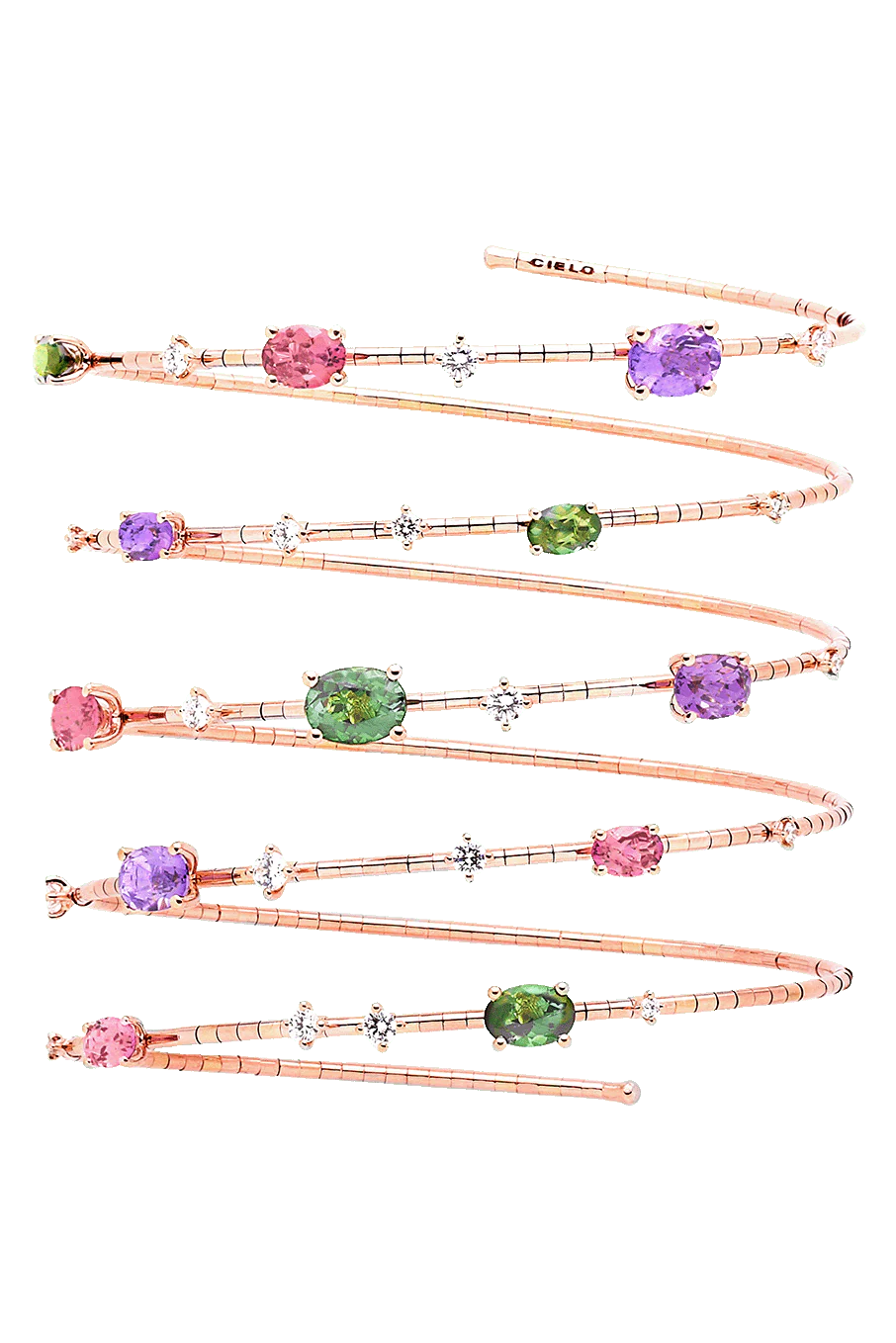 Rugiada Five Wrap Rainbow Bracelet