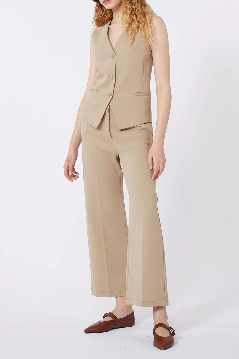 Button Front Vest - Image 2