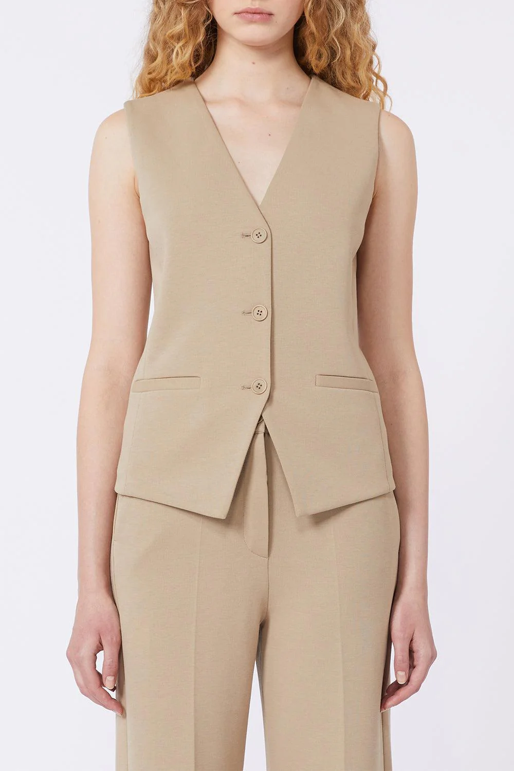 Button Front Vest - Image 4