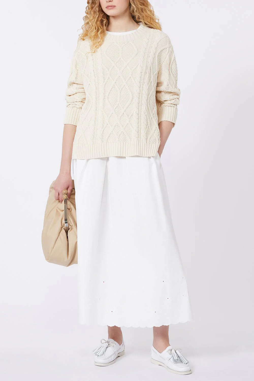 Cable Knit Sweater - Image 2