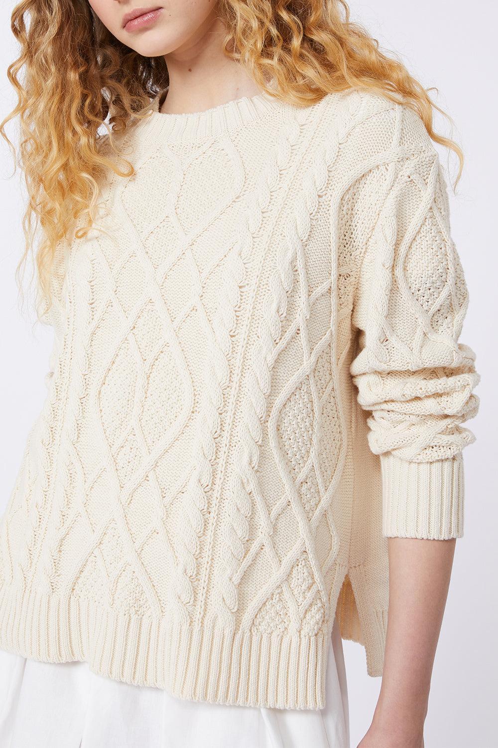 Cable Knit Sweater - Image 4