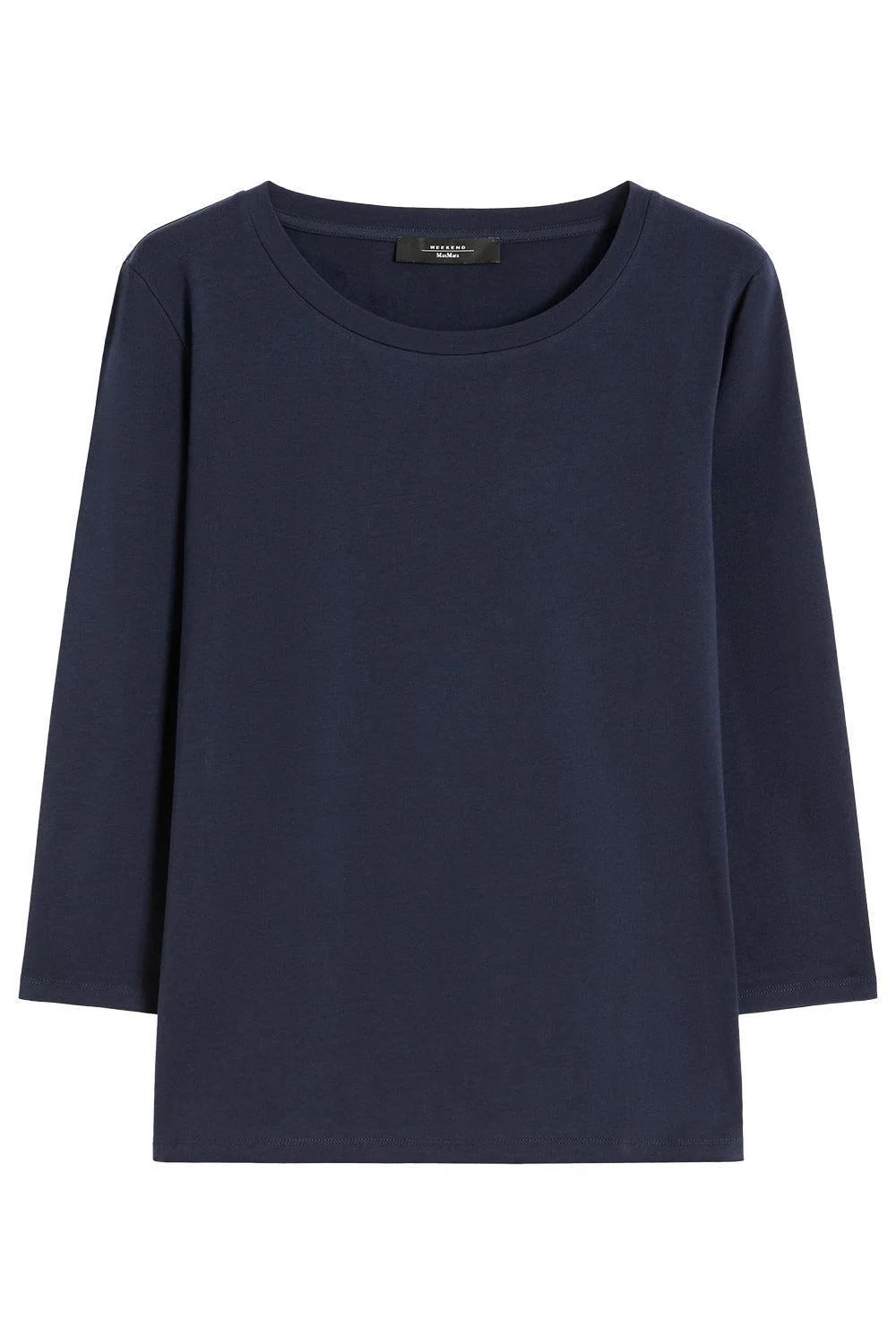 Three Quarter Sleeve Stretch Tee - Navy