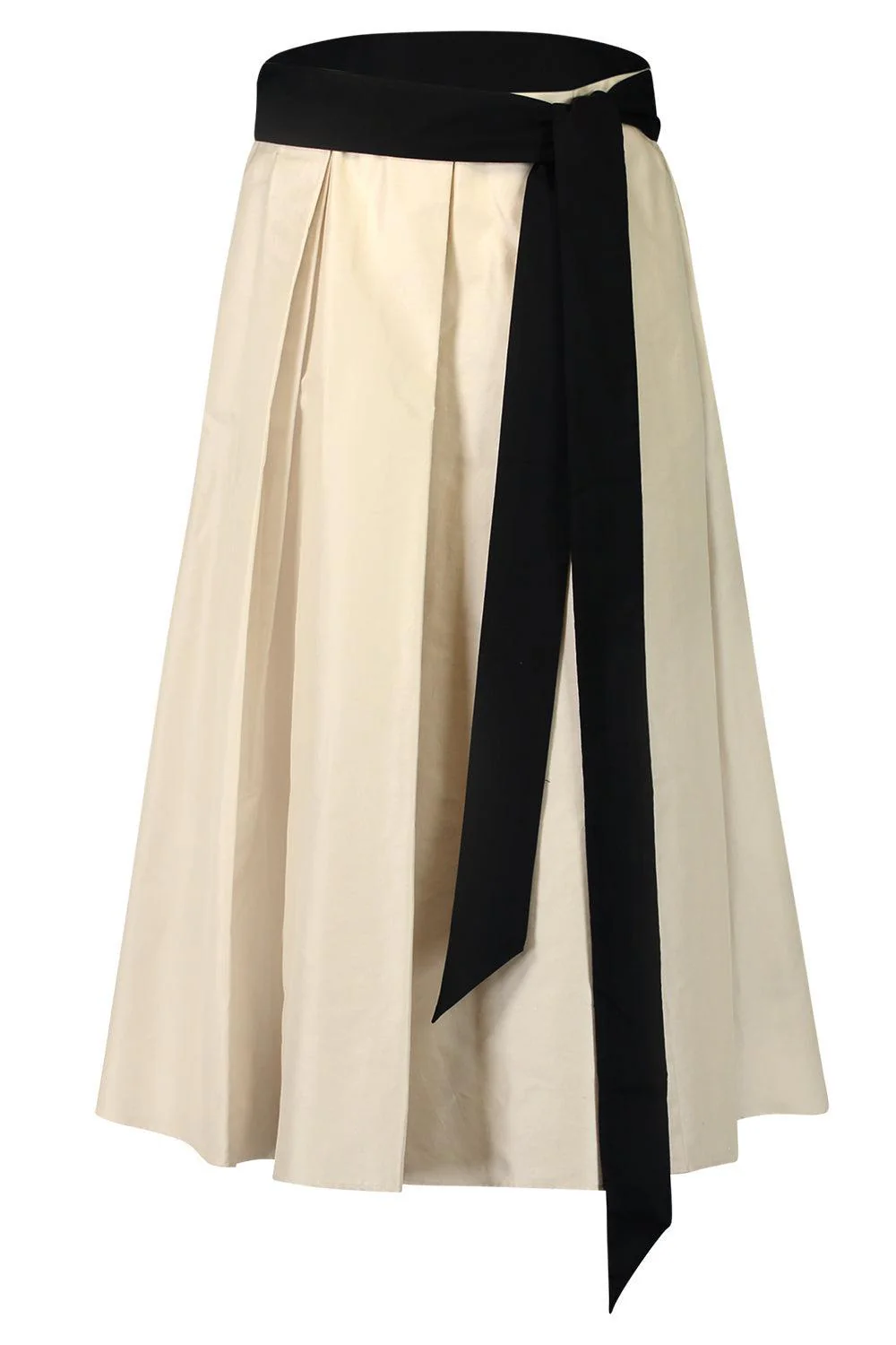 Tie Waist Midi Skirt