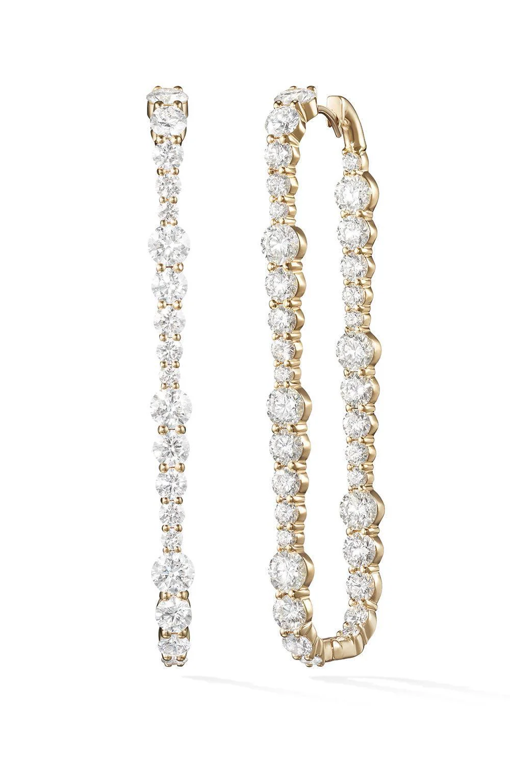 Ashley Diamond Hoop Earrings