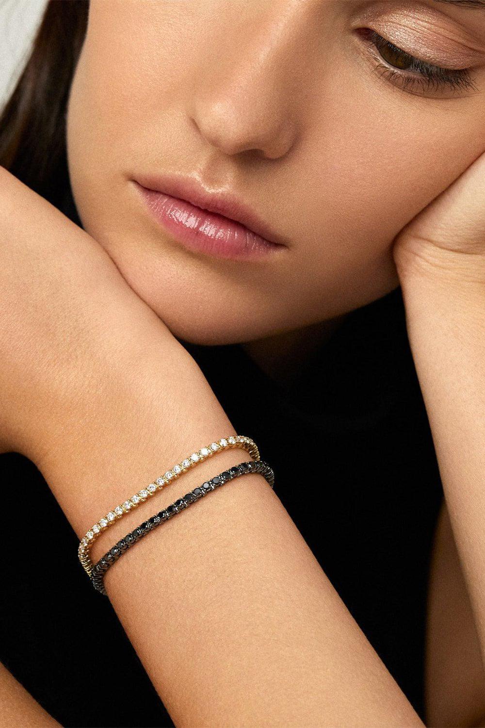 Black Diamond Lenox Tennis Bracelet - Image 2