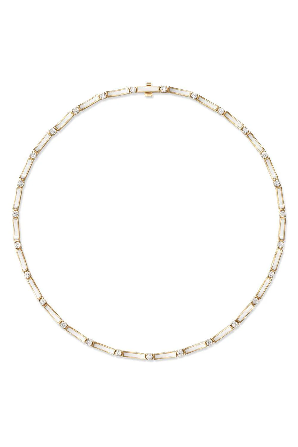 Diamond White Honey Linked Necklace
