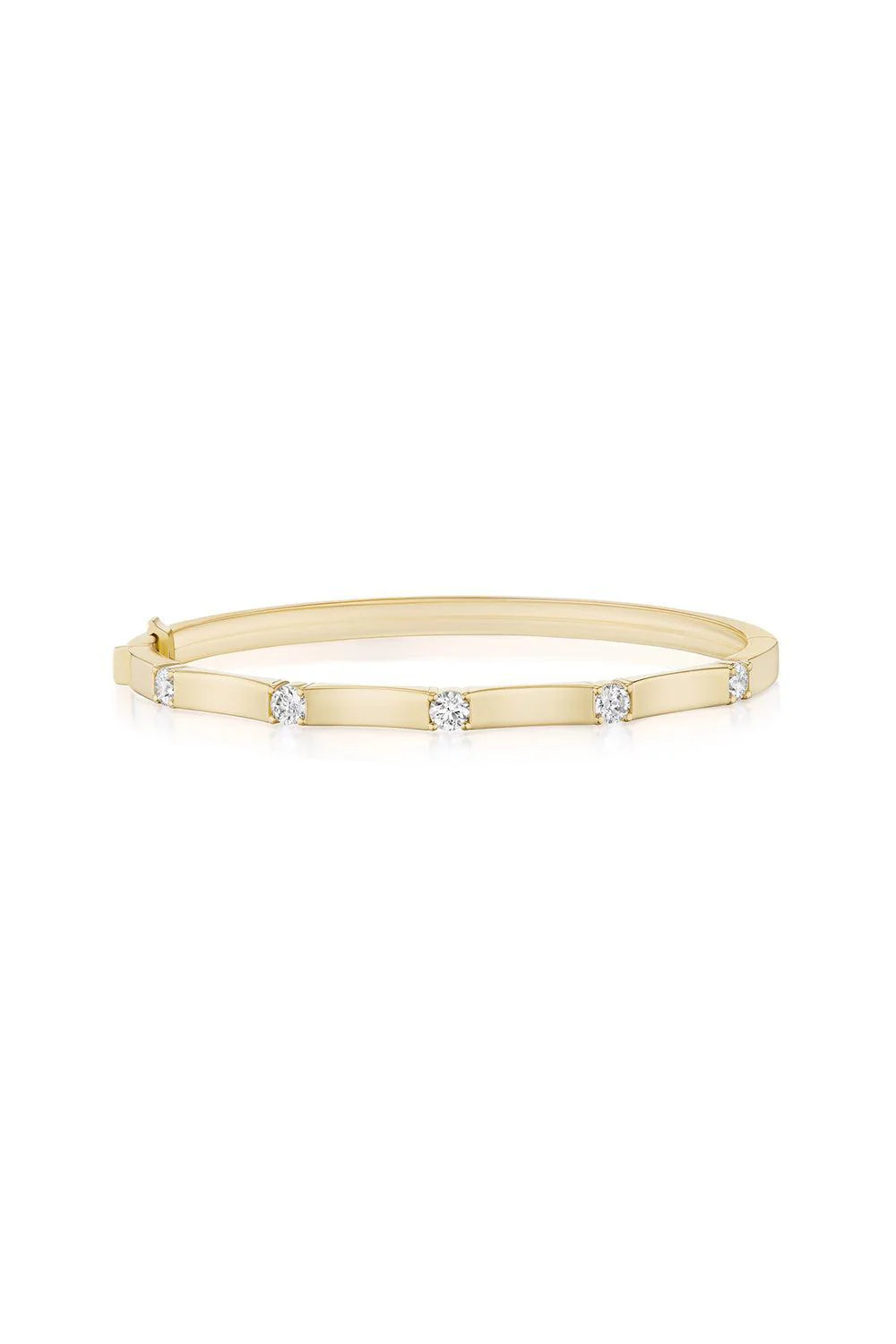 Honey Diamond Station Cuff Bracelet