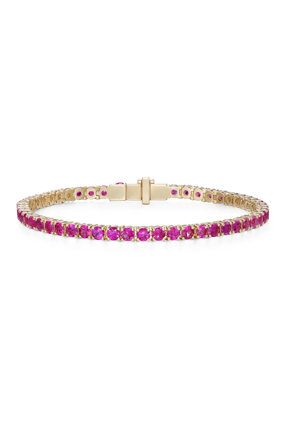 Lenox Pink Sapphire Tennis Bracelet