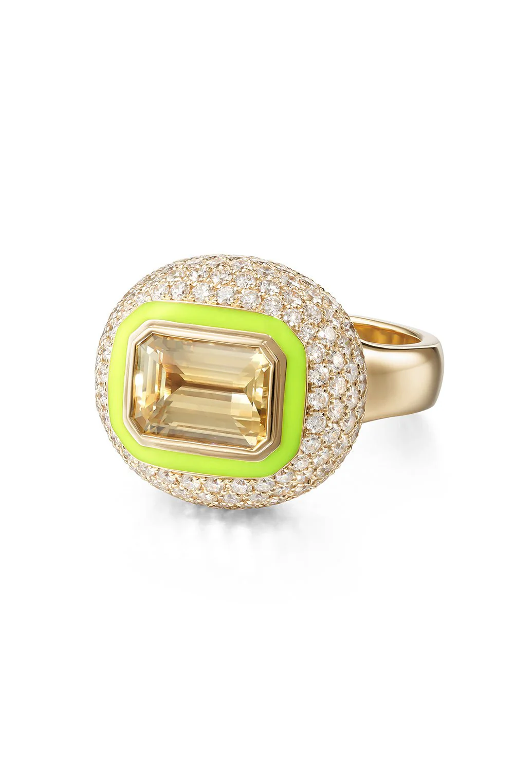 Lenox Yelllow Sapphire Bubble Ring