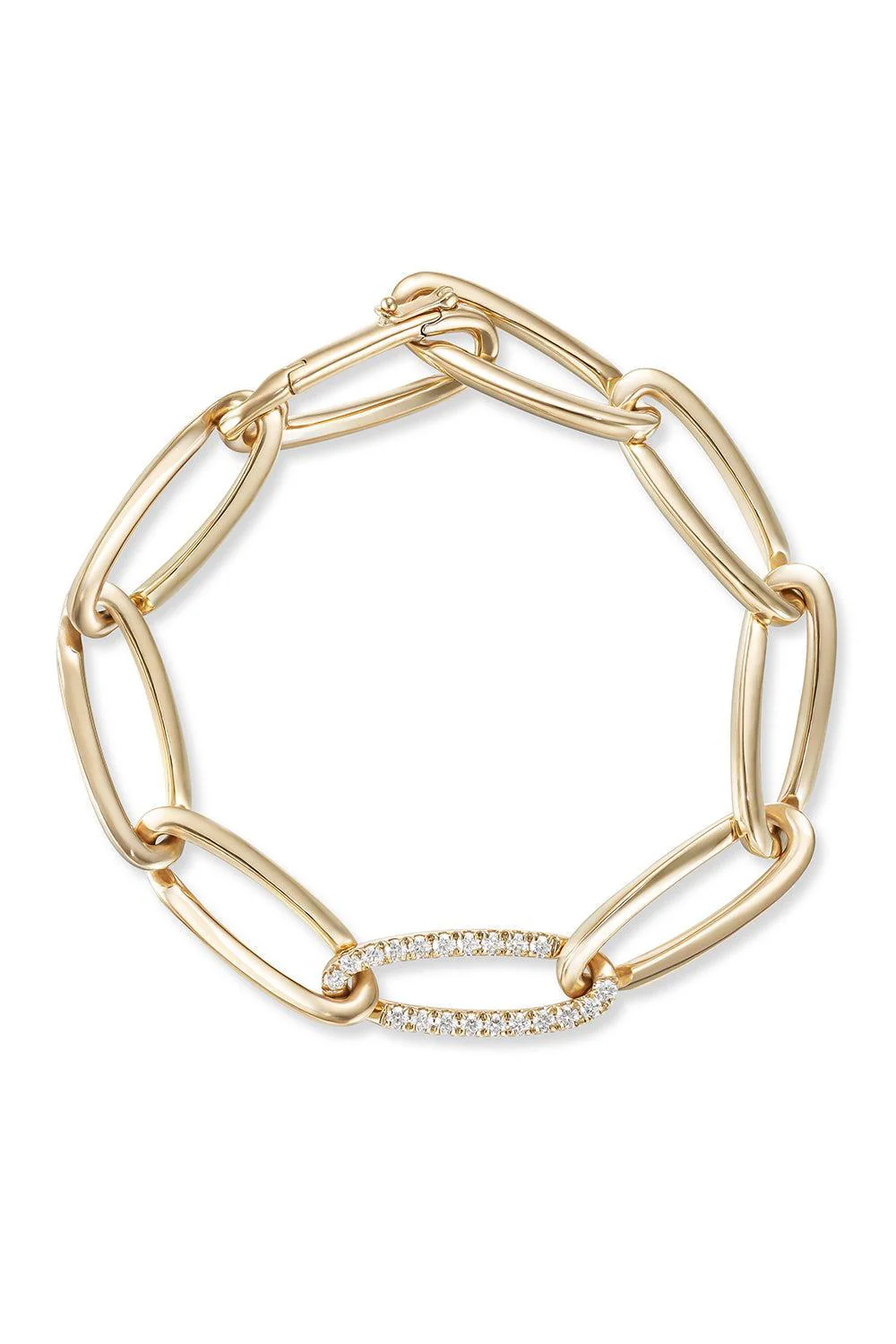 Partial Diamond Link Medium Lulu Bracelet