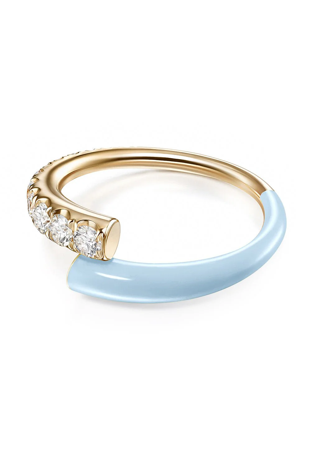 Pastel Blue Lola Diamond Ring